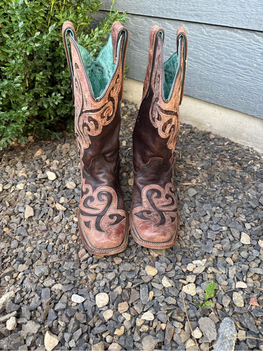 Corral Vintage Women’s 7M Leather Western Cowboy Boots - Picture 2 of 6